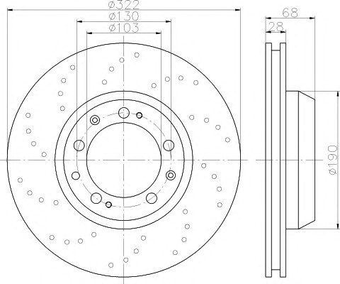 PAGID 54501 Brake Disc